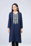 WOMEN'S ETHNIC KURTA : Red & Navy