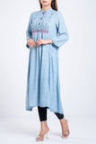 Women's Ethnic : LT Blue, Black & Faded Blue