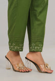 Women's Ethnic Pant: Rose Red & Avocado Green