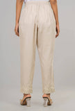 Women's Ethnic Pant: White