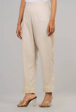 Women's Ethnic Pant: White