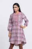 women's Ethnic : Pink stripe