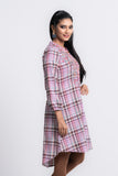 women's Ethnic : Pink stripe