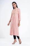 Women's Ethnic : Vanilla Printed & Candle lt peach  Printed