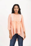 Women's Evening Tops : Pink & Coral