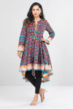 Women's Kurti : Classic Blue & Plum Purple