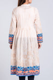 Women's Kurti : Cream white & Golden Yellow