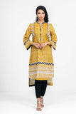 Women's Kurti : OLIVE BRANCH & YELLOW OCHRE