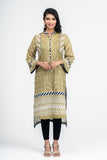 Women's Kurti : OLIVE BRANCH & YELLOW OCHRE