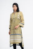 Women's Kurti : OLIVE BRANCH & YELLOW OCHRE