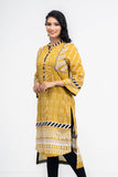 Women's Kurti : OLIVE BRANCH & YELLOW OCHRE