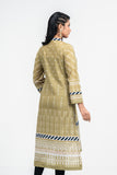 Women's Kurti : OLIVE BRANCH & YELLOW OCHRE