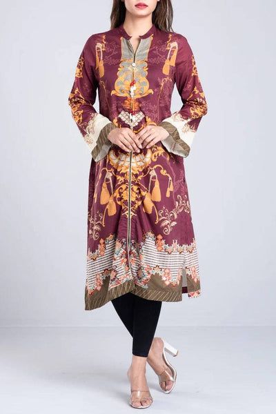 Women's Kurti : Plum