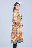 Women's Kurti : Sunset Gold & coral red