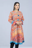 Women's Kurti : Sunset Gold & coral red