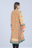 Women's Kurti : Sunset Gold & coral red