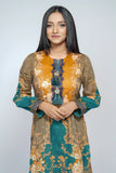 Women's Kurti : Teal & Maroon