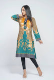 Women's Kurti : Teal & Maroon