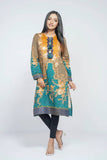 Women's Kurti : Teal & Maroon