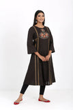 Women's kurti : Z black & Plum Purple