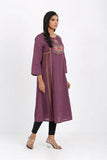 Women's kurti : Z black & Plum Purple