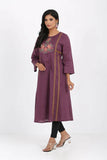 Women's kurti : Z black & Plum Purple