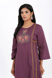 Women's kurti : Z black & Plum Purple