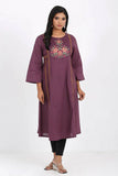 Women's kurti : Z black & Plum Purple