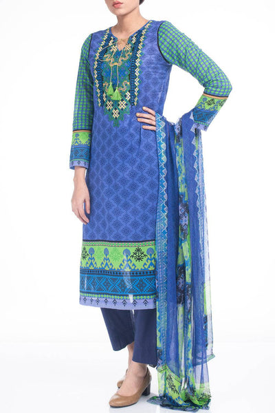 Women's Lawn (3 piece) - HIPPE BLUE