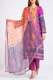 Women's Lawn :  Chilli Pepper & Pink Yarrow (3 Pieces)