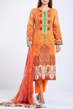 Women's Lawn : Fiery Red & Golden Orange (3 Pieces)