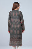 Women's Lawn Kurta -  Cool Grey & Maroon