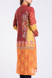 Women's Lawn : Maroon Banner & Plum Purple( 2 piece )