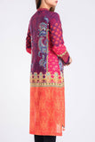 Women's Lawn : Maroon Banner & Plum Purple( 2 piece )