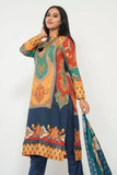 Women's Lawn : Orange Peal &  Teal