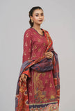 Women's Lawn - Three Piece : Maroon Banner & Rain Forest