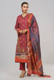 Women's Lawn - Three Piece : Maroon Banner & Rain Forest