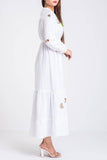 Women's long Dress : White