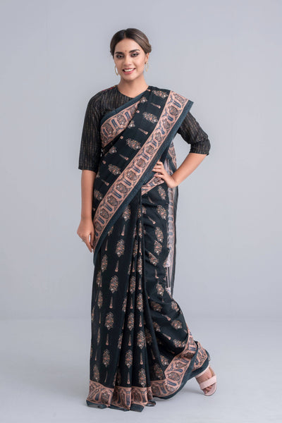 Women's Saree - Black