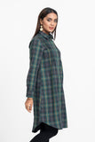 Women's Shirt : Green Check