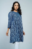 WOMENS FUTUA: BLUE PRINTED