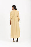 WOMENS LONG DRESS: BEIGE